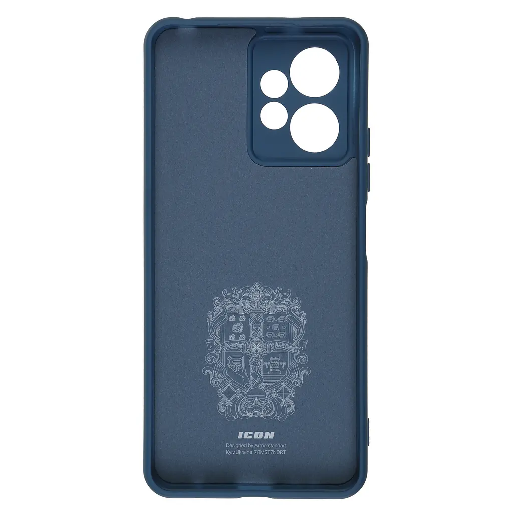 Чехол ArmorStandart ICON для Xiaomi Redmi Note 12 4G Camera cover Dark Blue (ARM67701) - фото 2