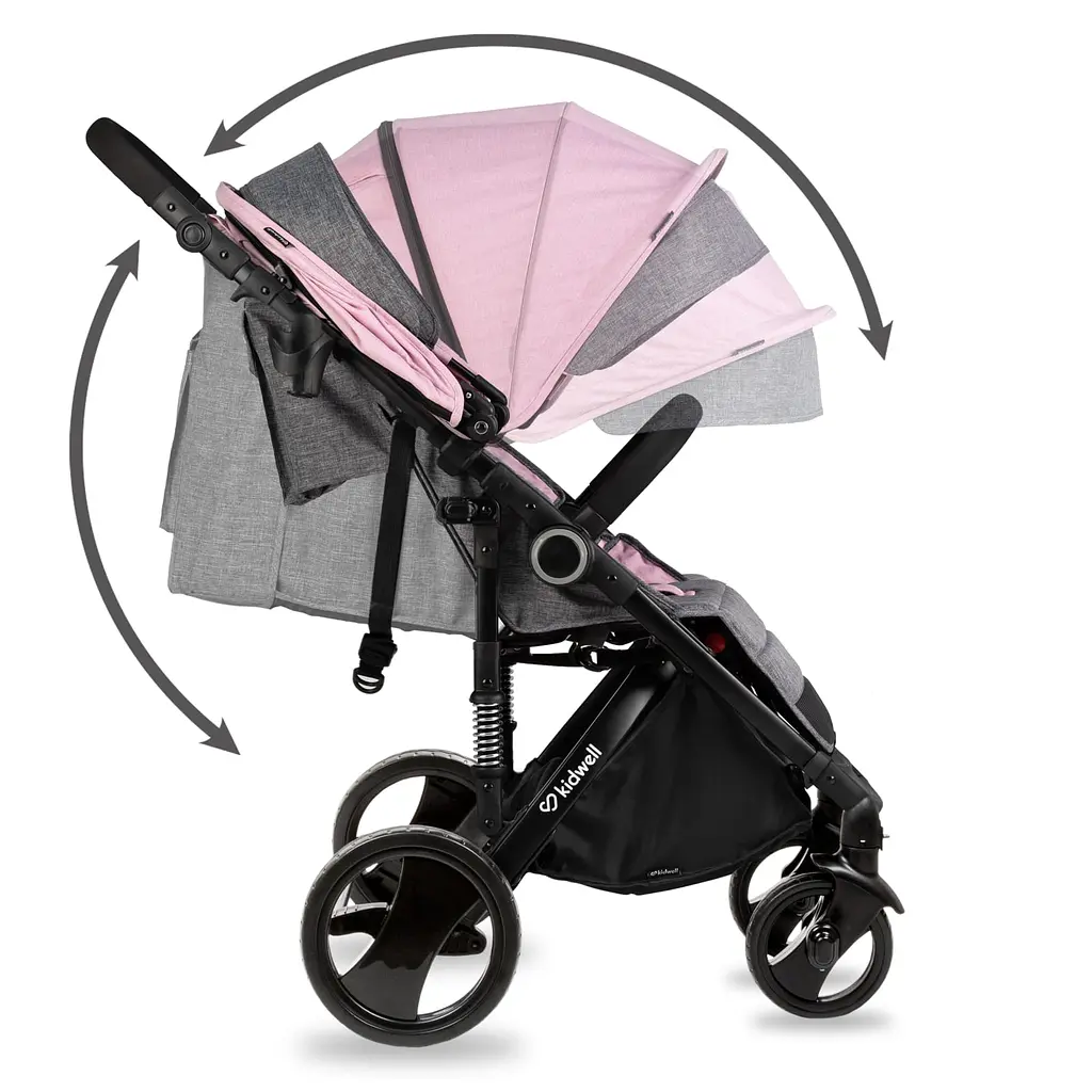 Прогулянкова коляска Kidwell Carell Pink - фото 4