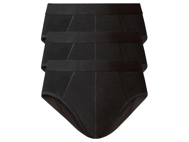 Чоловічі Сліпи Livergy LYCRA XL Чорні (3 шт/уп)