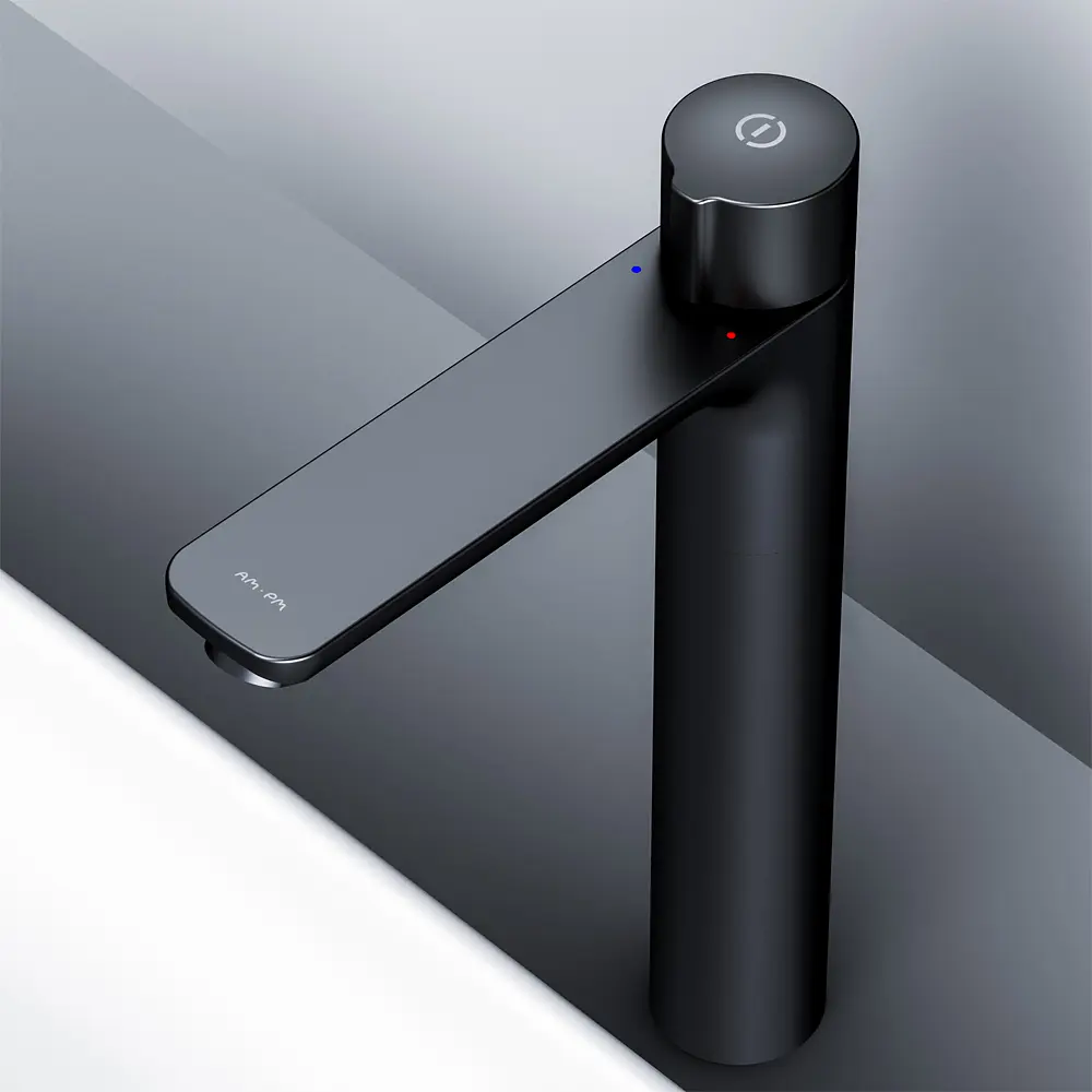Змішувач для умивальника Am.Pm X-Joy TouchReel високий black F85A92522 Чорний матовий - фото 5