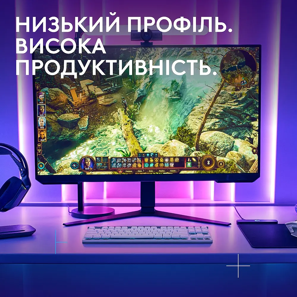 Клавиатура G515 LIGHTSPEED TKL Wireless Gaming White (920-012539) Logitech teh0022915 - фото 2