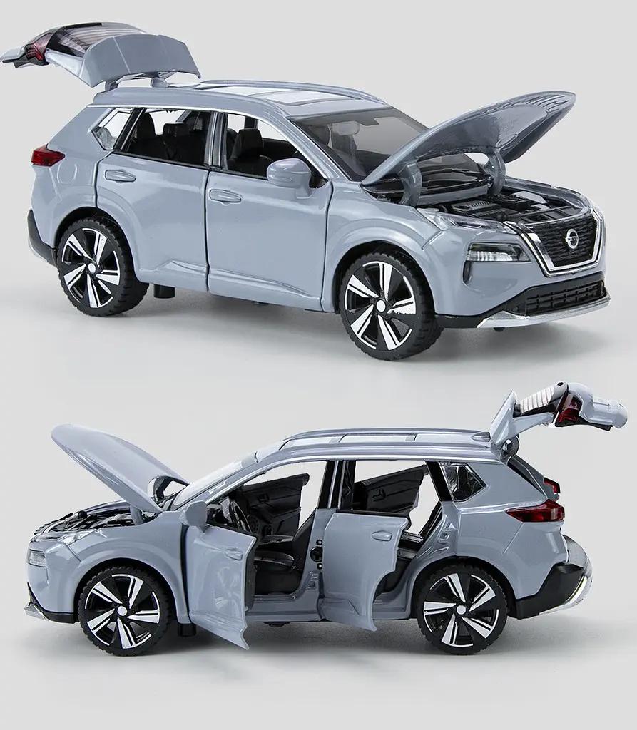 Колекційна металева модель кросовера АвтоЕксперт Nissan X-Trail з інерцією, світлом та звуком 1:32 - фото 7
