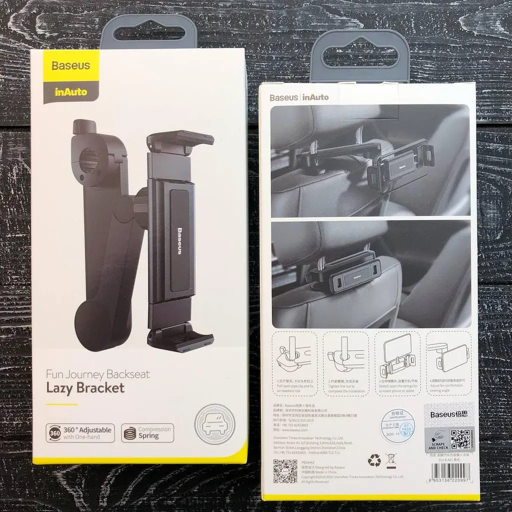 Тримач на підголівник Baseus Fun journey backseat lazy bracket для планшета sulr-a01 - фото 3