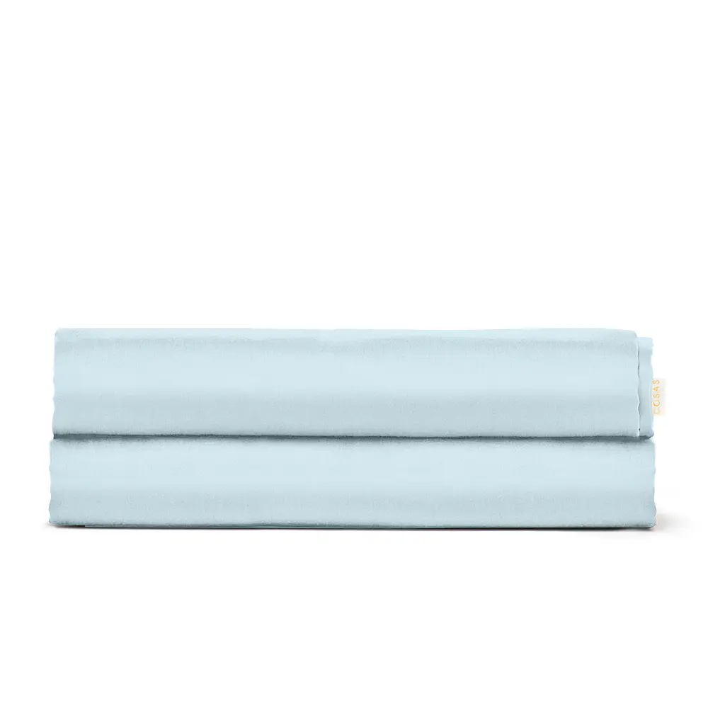 Комплект постільної білизни Cosas двоспальний SKYEY 180 x 220 см (Ranfors_LightBlue_LightBlue_180) - фото 6