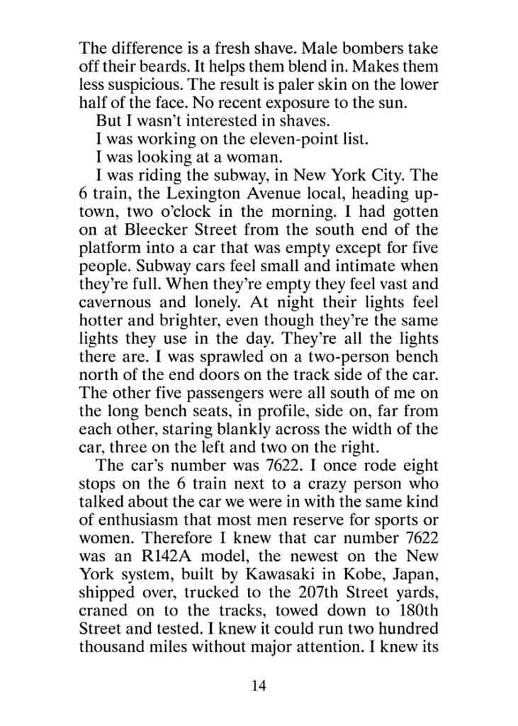 Gone Tomorrow. Jack Reacher. Book 13 - фото 3