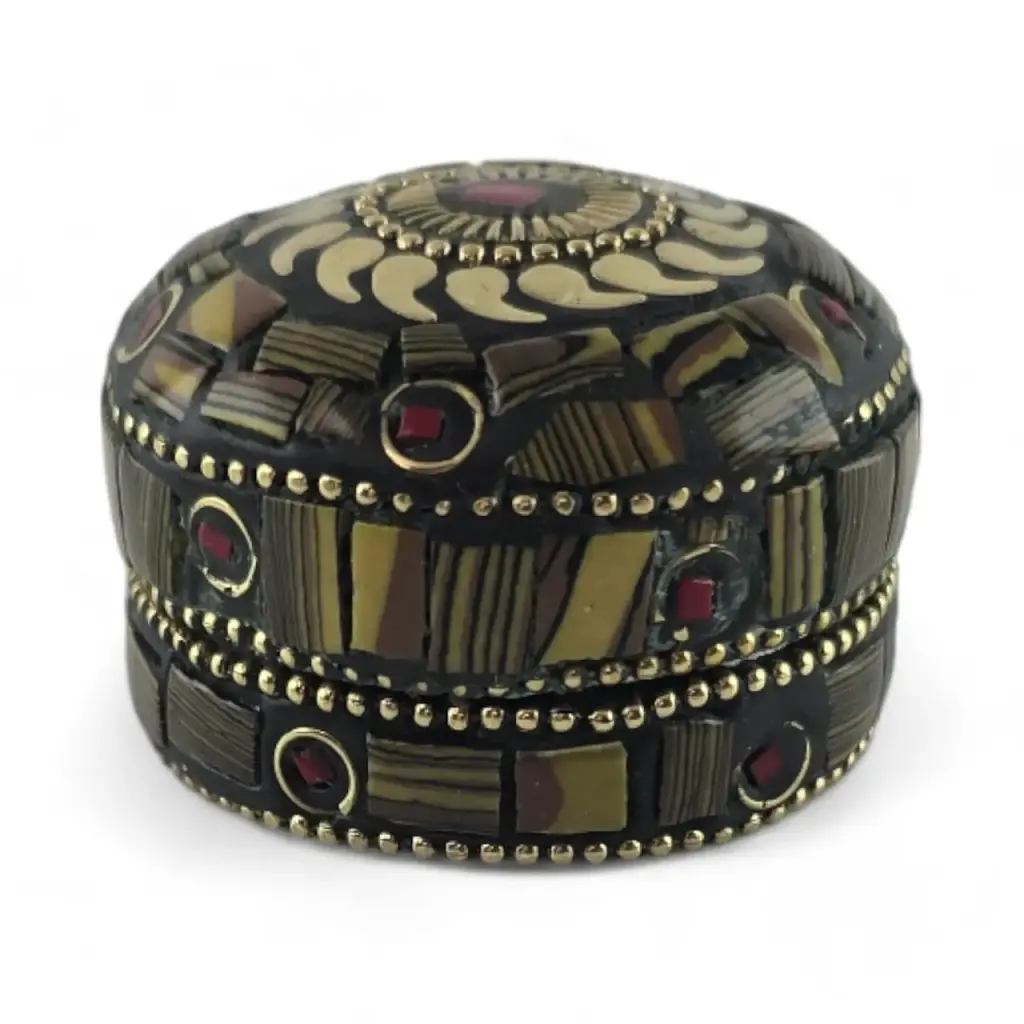 Скринька металева з коралами 3.2х4.7 см - фото 2