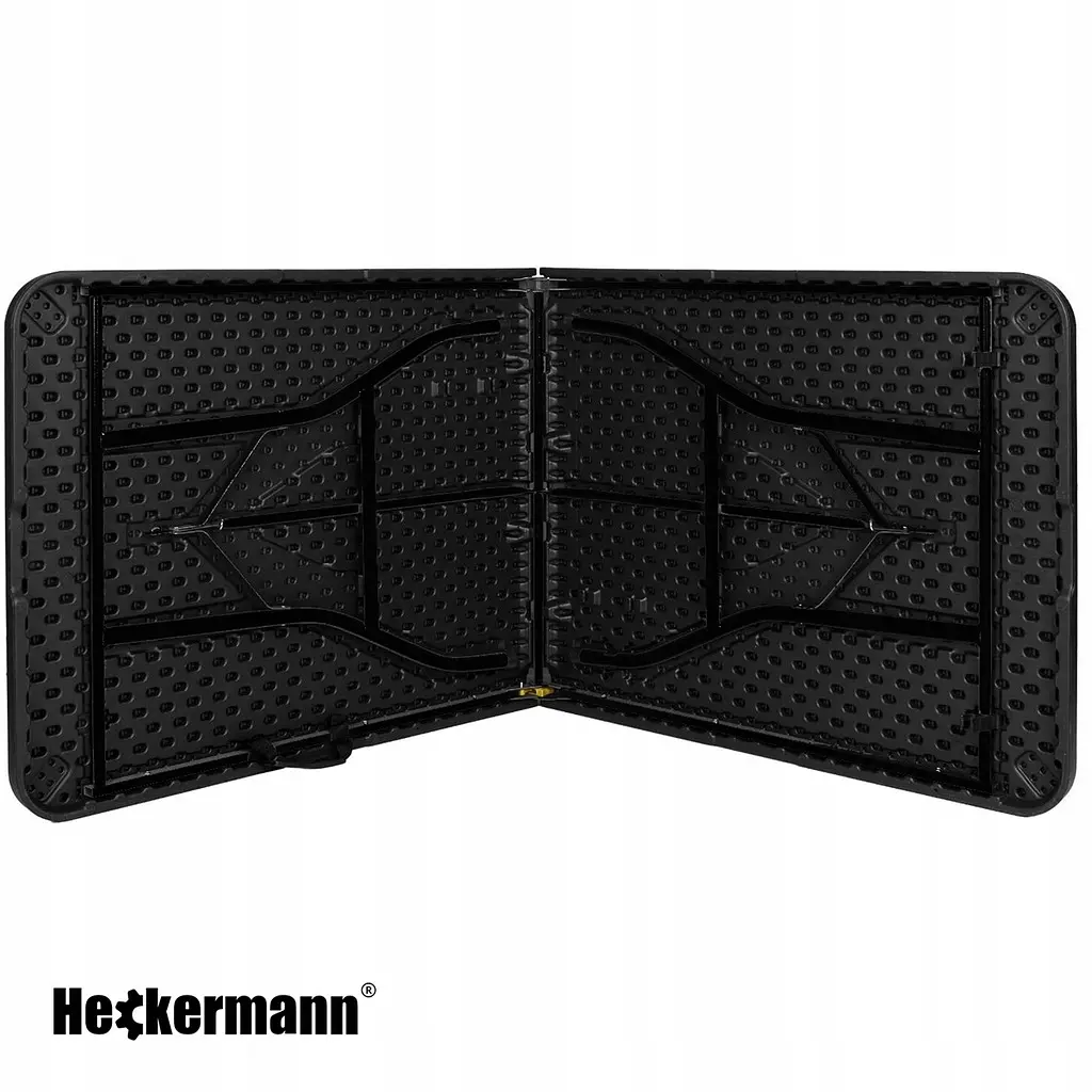 Стол складной переносной Heckermann 180х74х74 см Black (XJM-Z180) - фото 5