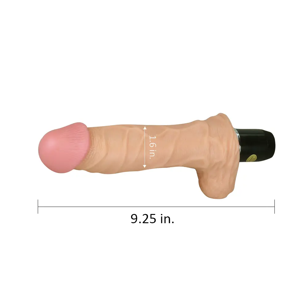 Вібратор Lovetoy Reel Feel Flexi Vibrator Flesh 9 Реалічний, 22 см тілесний - фото 4