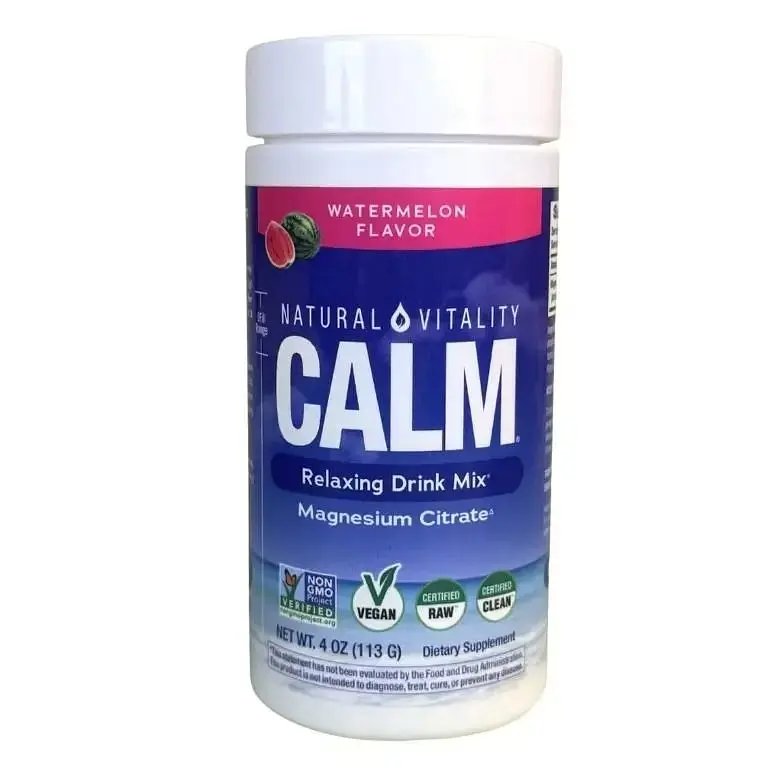 Магній цитрат Natural Vitality CALM Magnesium Citrate смак кавуна 113 г