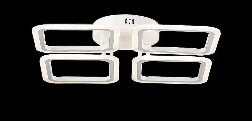Люстра стельова LED Splendid Ray L2929/4BIG, 88W, білий, з пультом, сучасний стиль, 62 см - фото 4