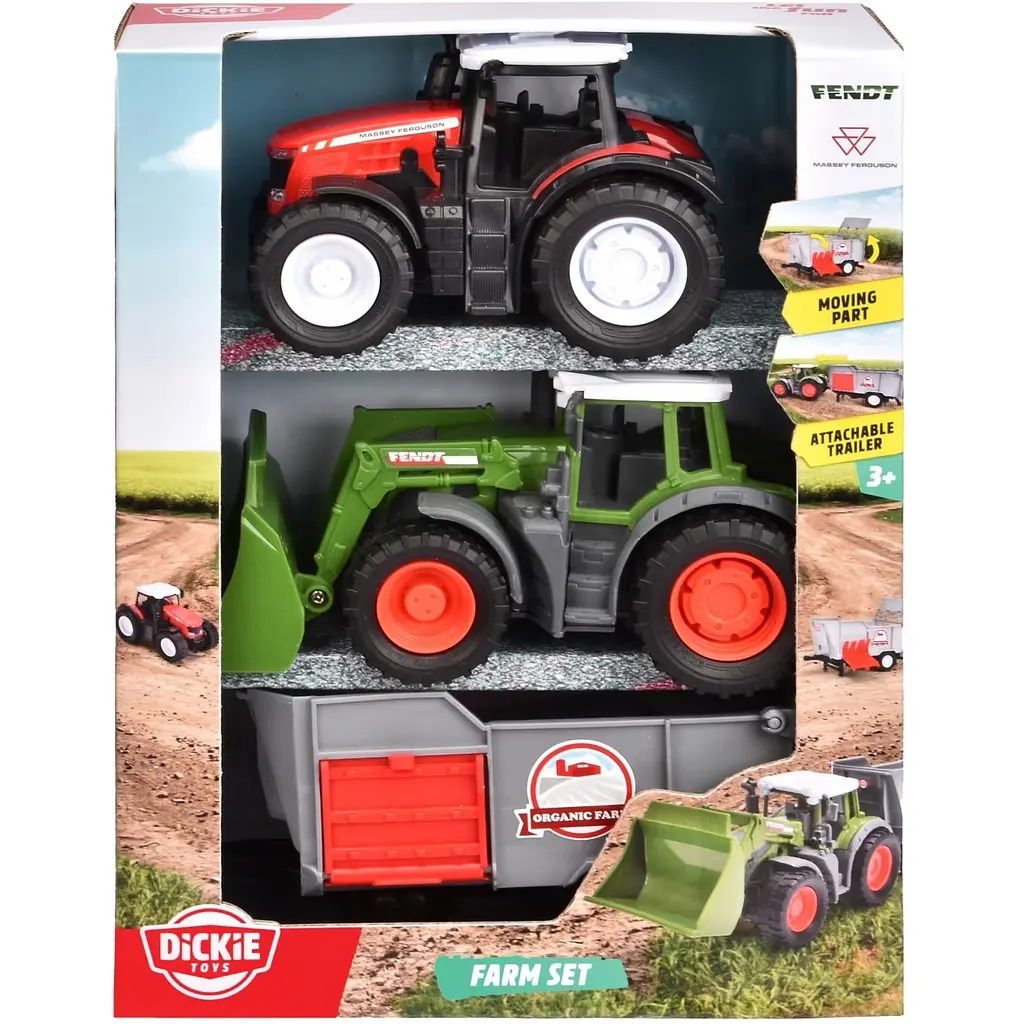 Ігровий набір Dickie Toys Фермерська техніка 15 см (3732006) - фото 3