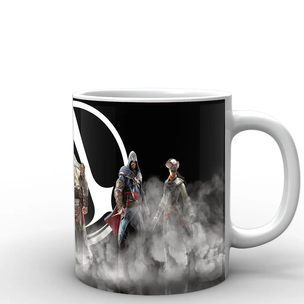 Кружка GeekLand Assassins Creed эмблема AC.02.07 330 мл белая - фото 2