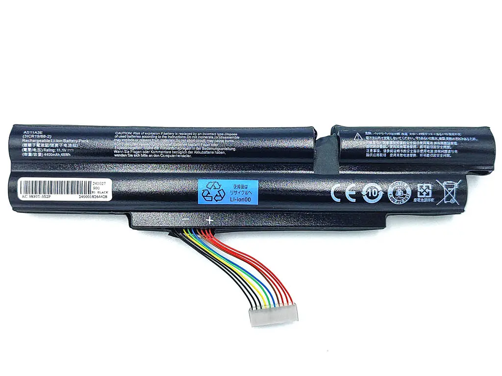 Акумулятор для Acer AS11A3E TimelineX 3830T, 3830TG, 3830G (AS11A5E) (11.1V 5200 mAh 57Wh) - фото 2