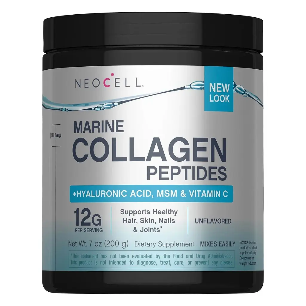Морський колаген Neocell Marine Collagen Peptides + Hyaluronic Acid MSM & Vitamin C 198 г