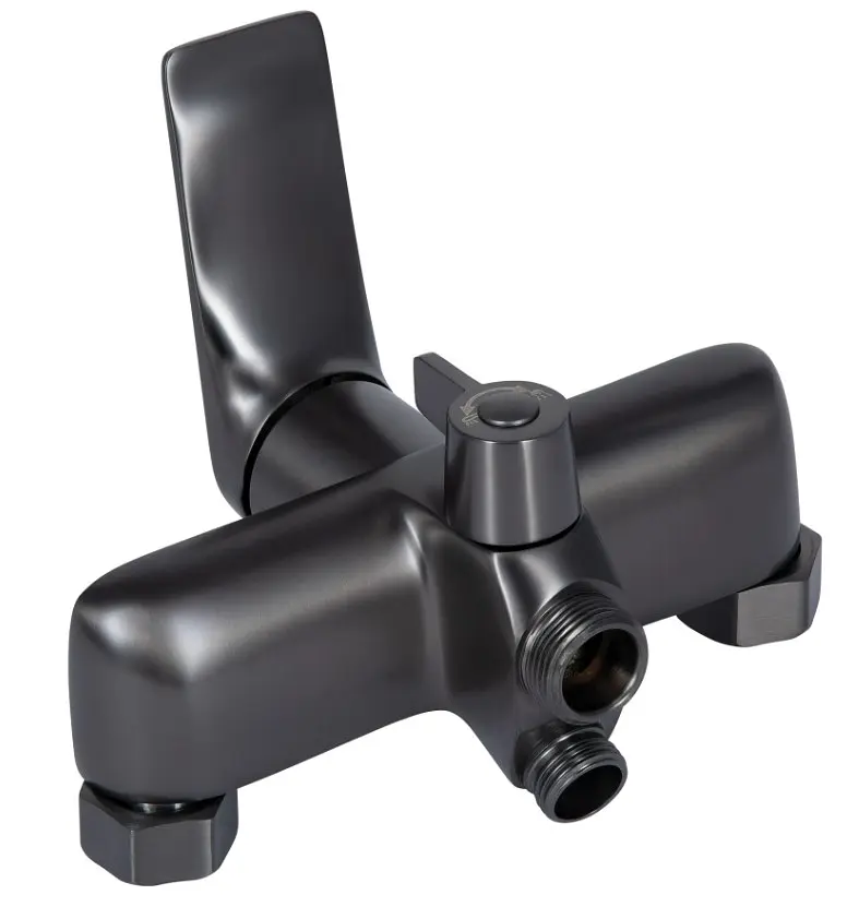 Змішувач для ванни Qtap Vlasta New QTVLA260GMB45645 Gunmetal Black PVD - фото 2