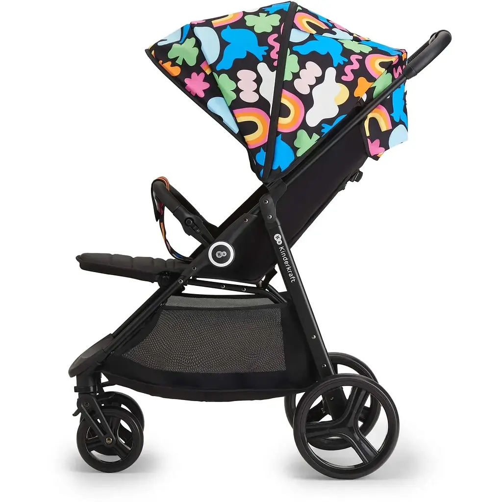 Коляска прогулочная Kinderkraft Grande Plus Happy Shapes (KSGRAN00HAP0000) - фото 3