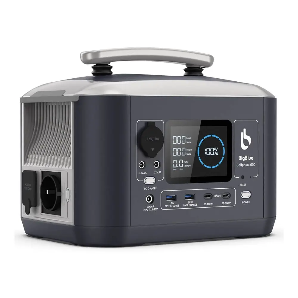 Портативна зарядна станція BigBlue CP600 600W 537.6Wh (42-00115) - фото 2