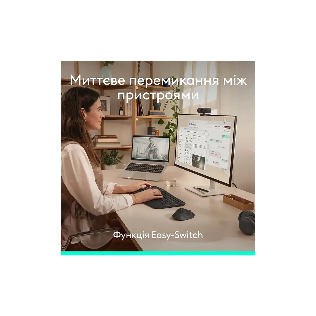 Мишка Logitech Signature Comfort Plus M850L Wireless/USB-C Graphite (910-007715) - фото 6