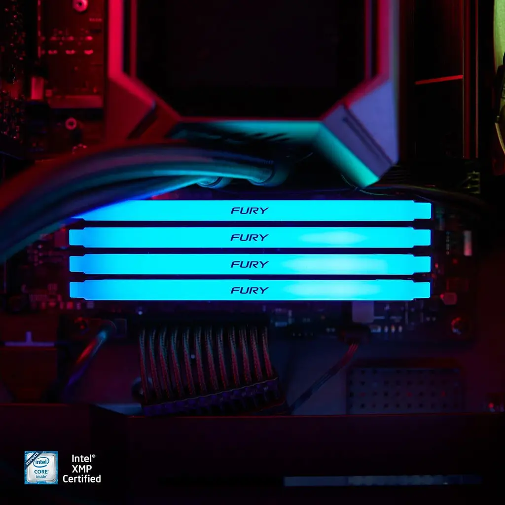 Модуль пам'яті Kingston Fury DDR4 64GB (2x32) Kingston 3600MHz FURY Beast RGB (KF436C18BB2AK2/64) - фото 5