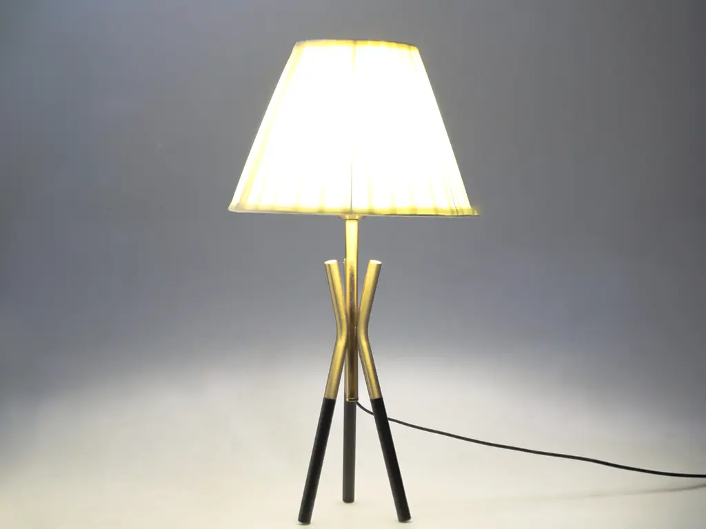 Настільна лампа Brille з абажуром TE-31/1 E27 BK+BE - фото 2