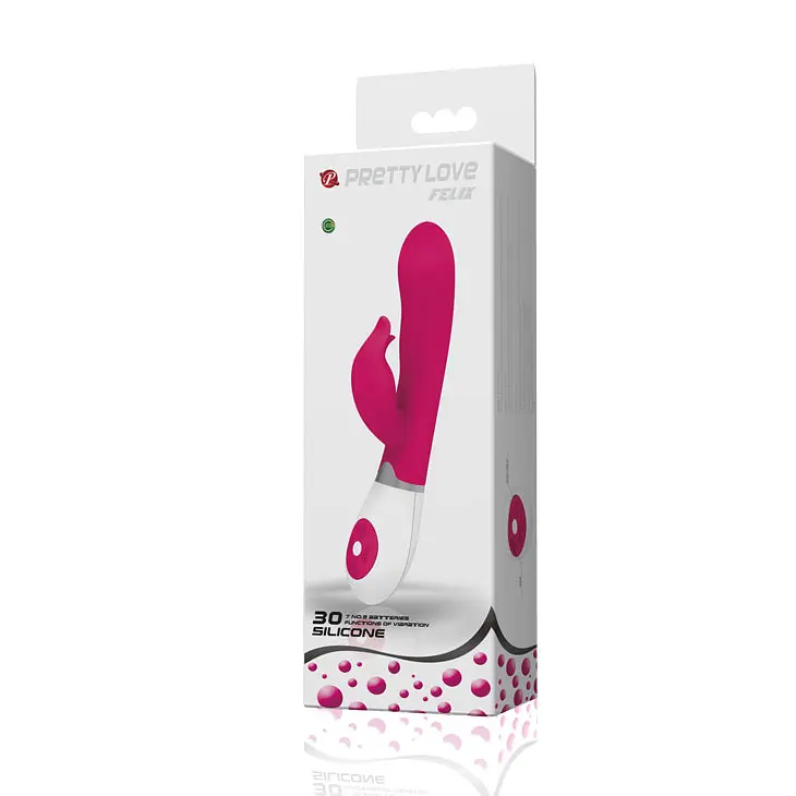 Вібратор із стимулятором клітора Pretty Love Felix Baile 6603BI0328 24282 - фото 2