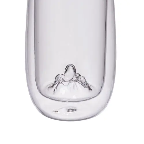 Стакан для напитков Холодная гора из толстого стекла 280 мл Прозрачный Yiwu 64486-27 - фото 2