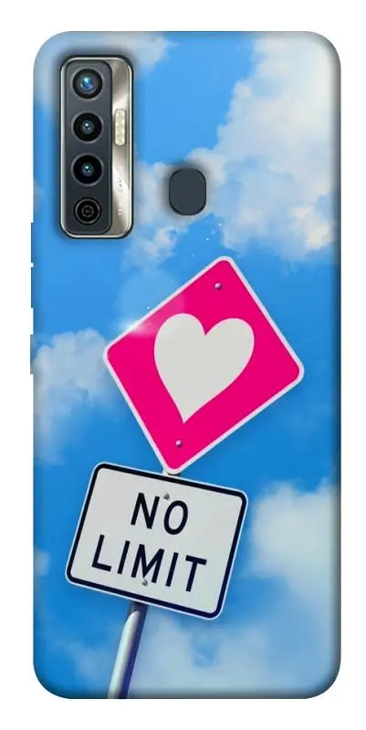 TPU чохол Demsky No limit sigh для TECNO Camon 17 Pro