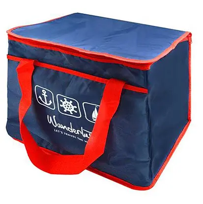 Термосумка Stenson Wanderlust R28805 25 л охолодження та збереження температури 36x20x32 см Синій - фото 3