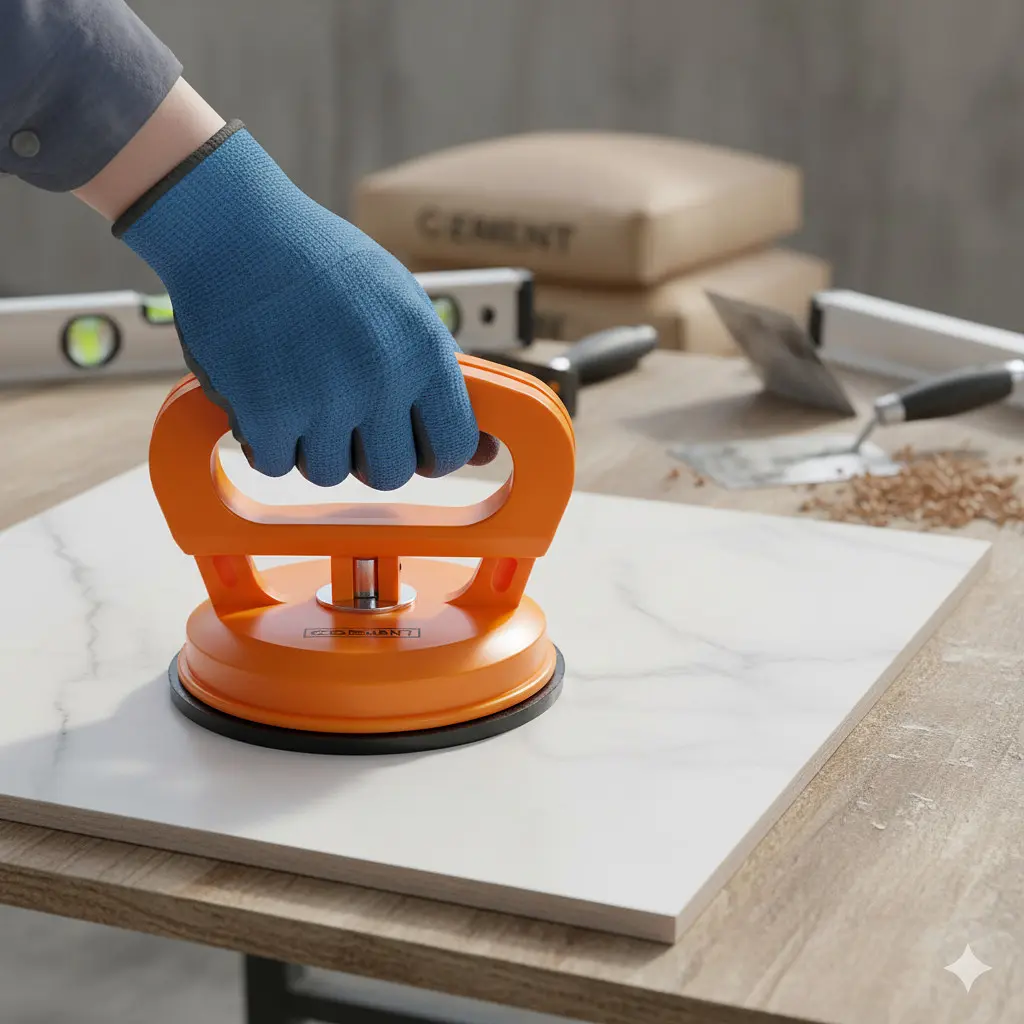 Тримач-присоска для скла та плитки Polax одинарна ⌀115мм, max 40кг (37-186) - фото 11