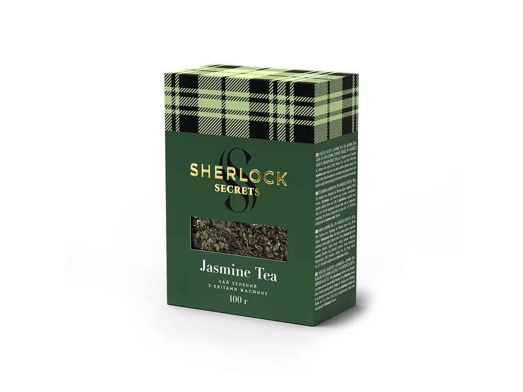Чай фасований зелений Sherlock Secrets 100 г Jasmine Tea
