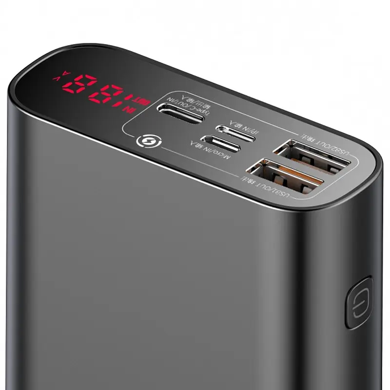 Портативна батарея Powerbank Baseus Starlight Digital Display 22.5W 20000 mAh PPXC-01 Black - фото 4