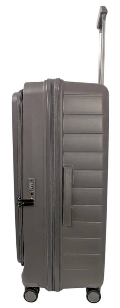 Валіза велика Airtex 253 Поліпропілен TSA 102 л Сіра - фото 6