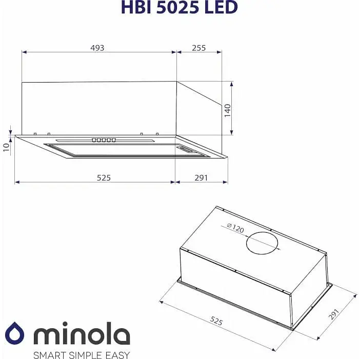 Вытяжка Minola HBI 5025 I LED - фото 9