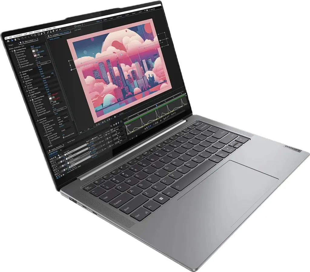 Ноутбук Lenovo Yoga Pro 7 14AHP9 Ryzen 7 8845HS/5.1 ГГц/RTX 3050/6 ГБ/16/1000 ГБ Refurbished - фото 2