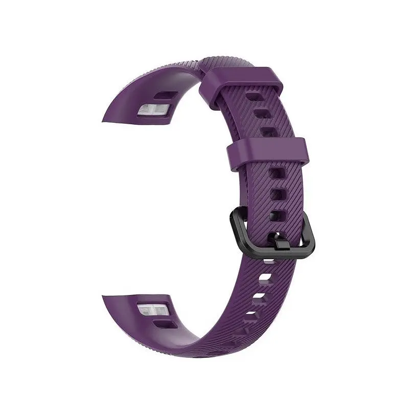Ремінець для фітнес-браслета MIIQNUS для Honor Band 4 і 5 пурпурний - фото 4