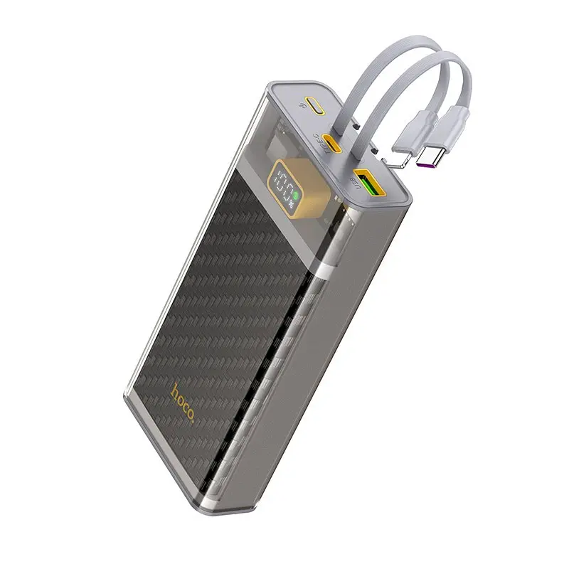 Зовнішній аккумулятор HOCO J104A Discovery edition 22.5W 20000mAh сірий - фото 2