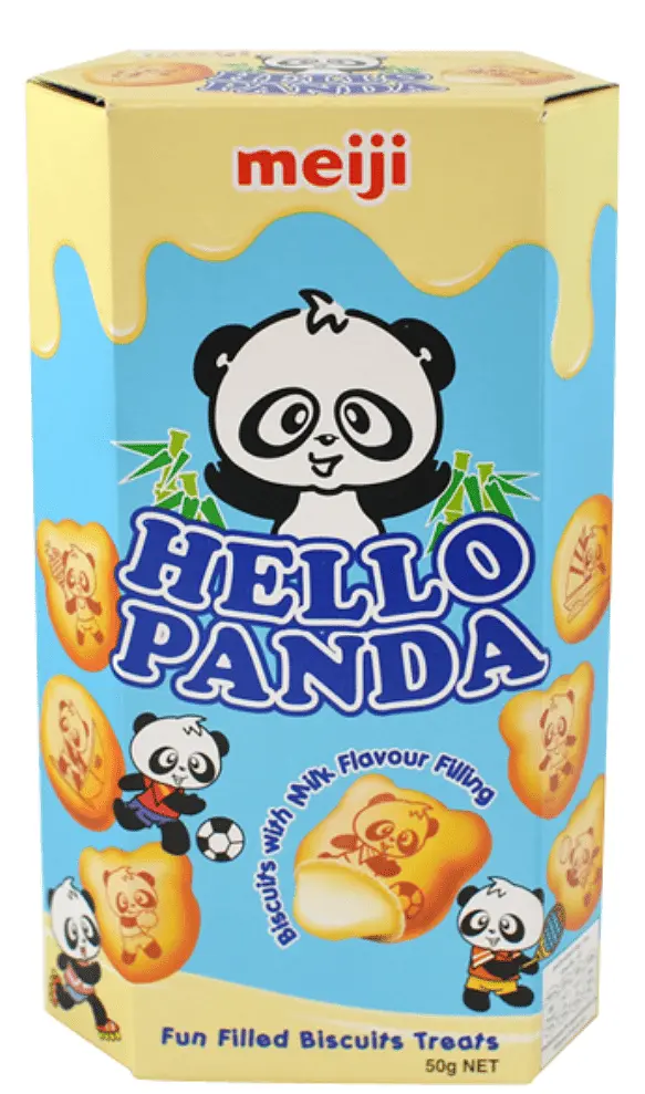 Печиво Meiji Hello Panda Milk Cream Filled Biscuits 42г