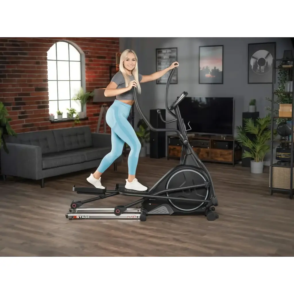 Орбитрек Hop-Sport HS-160CF Stage электромагнитный серый - фото 7