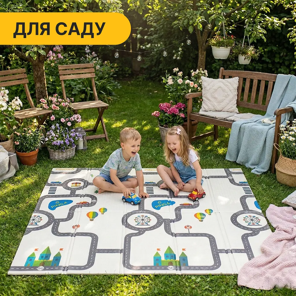 Дитячий ігровий килимок LEOBRO 150 x 200 x 1 см (LB-1029) - фото 8