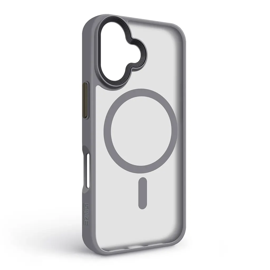 Чехол для Apple iPhone 16, Uniq MagCase, серый, противоударный, панель-накладка с магсейф, ударопрочный TPU+PC, с магнитом MagSafe, поддержка полноценной беспроводной зарядки, ArmorStandart (ARM79496) - фото 2