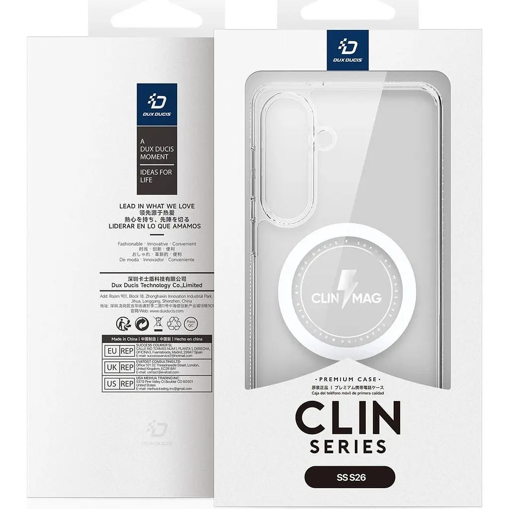Чохол Dux Ducis Magnetic Clin Mag для Samsung Galaxy S26 Transparent [174222] - фото 4
