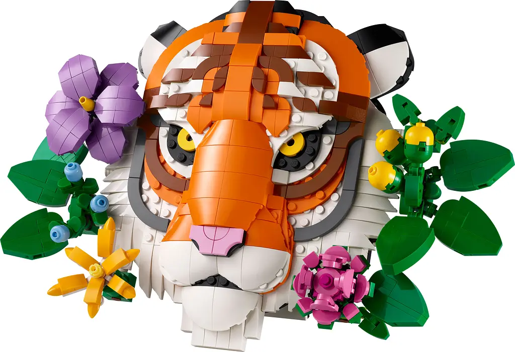 Конструктор LEGO Art Колекція фауни - Тигр 744 деталі (31217) - фото 3