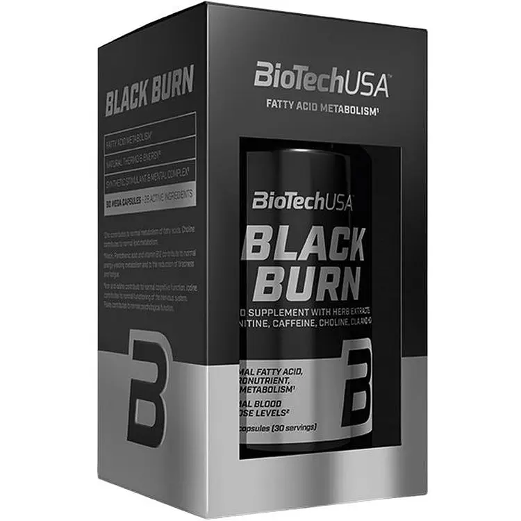 Жироспалювач BiotechUSA Black Burn 90 капсул - фото 2