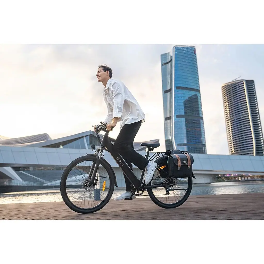 Электровелосипед DYU C5 Black [131855] - фото 9