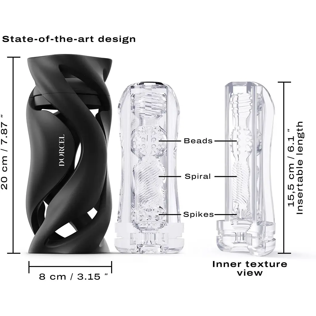 Мастурбатор Dorcel Deep Blow Black - фото 3