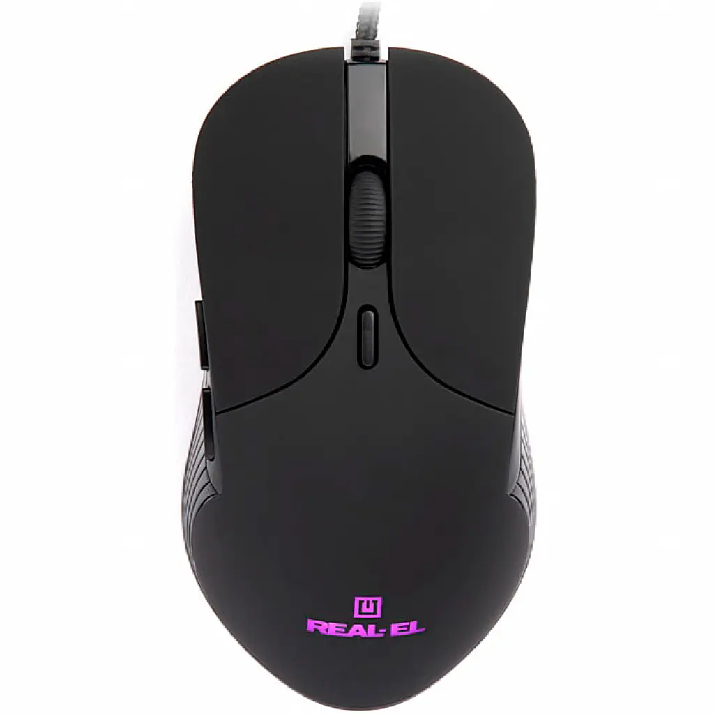 Мишка REAL-EL RM-295 USB Black - фото 4