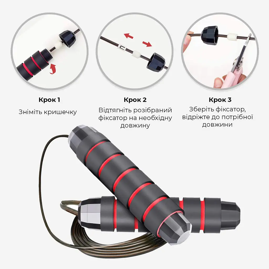 Скоростная скакалка для фитнеса PowerPlay fit0007843 - фото 2