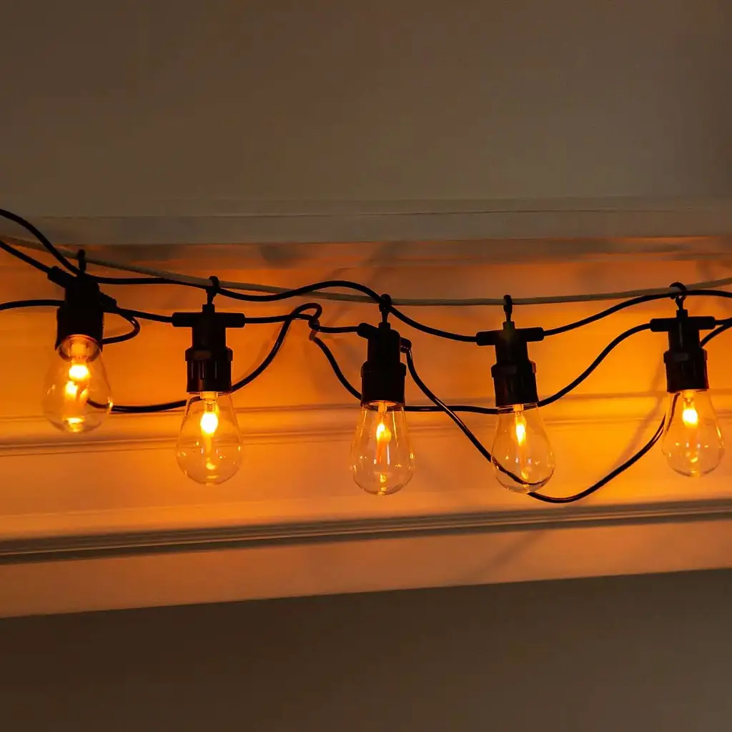 Ретро-гирлянда уличная GarlandoPro 10 LED длина 5 м, имитация огня (S141) - фото 7