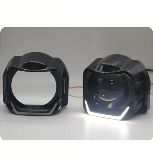 LED Маска Ангельські очі 3" D76 мм 12V 6000K BMW Білий Світло Sport-V 2 шт. - фото 4