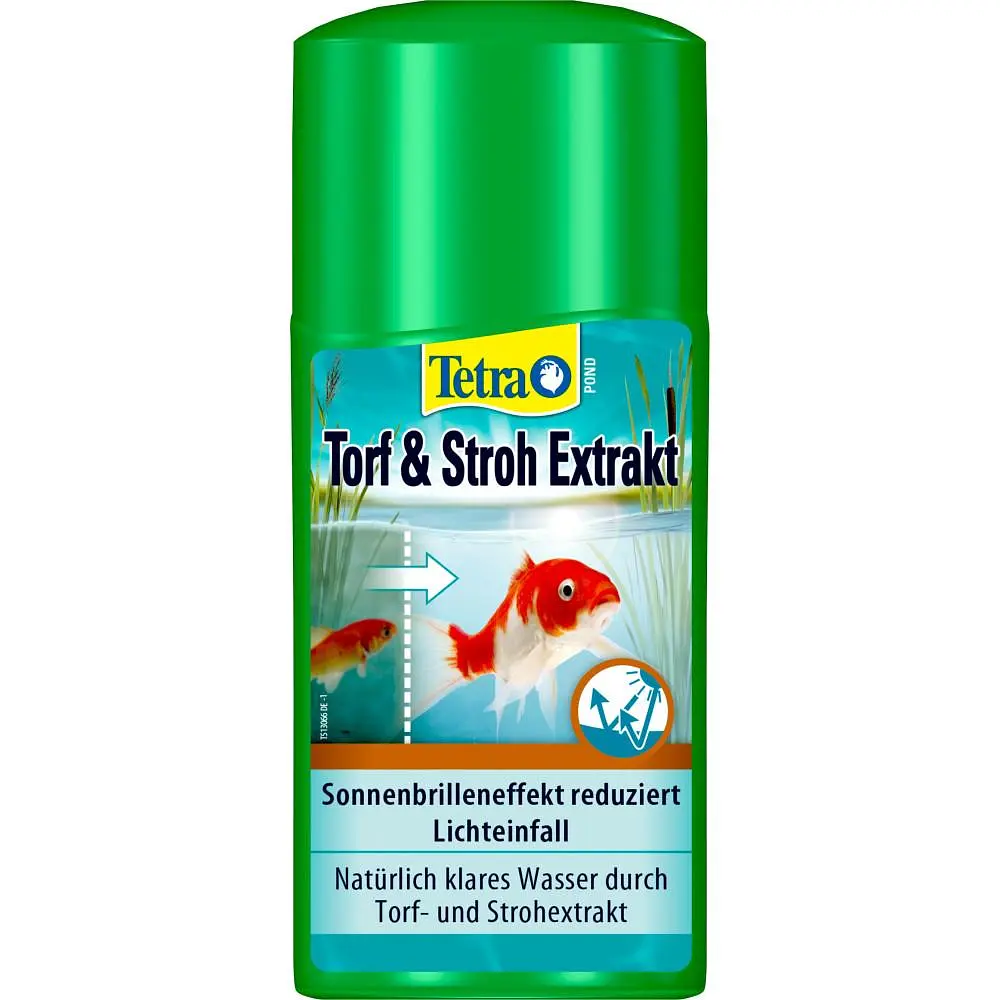 Засіб для створення ефекту чорної води Tetra Pond Torf & Stroh Extrakt 250 мл - фото 2